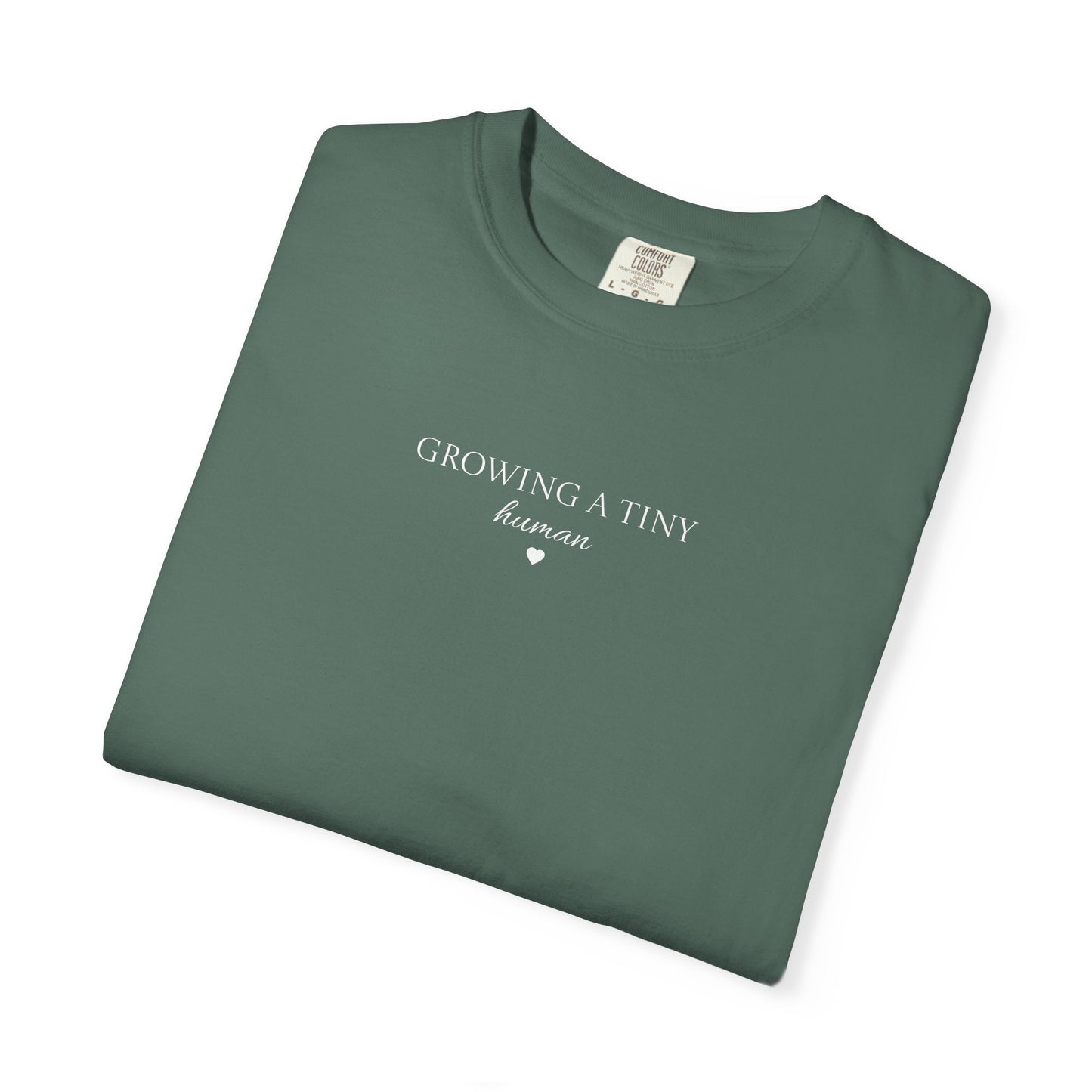 Growing a Tiny Human tee, Pregnancy Announcement Shirt